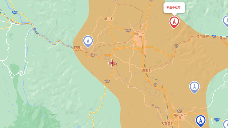 大蔵村の地デジの電波