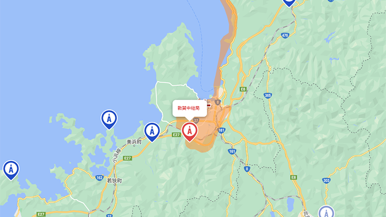 敦賀市の地デジの電波