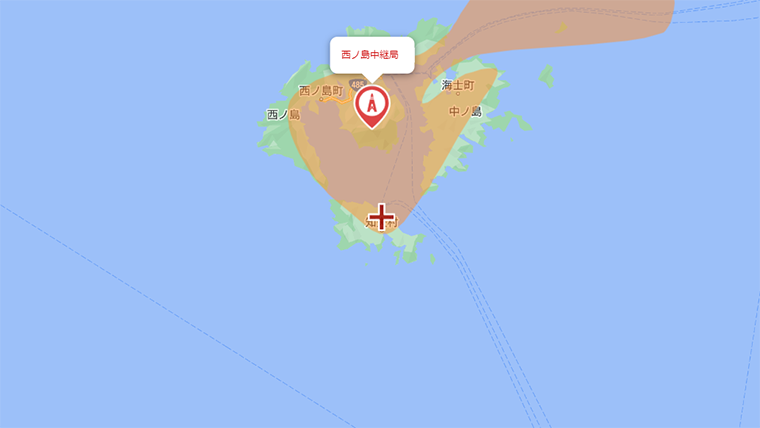 知夫村の地デジの電波