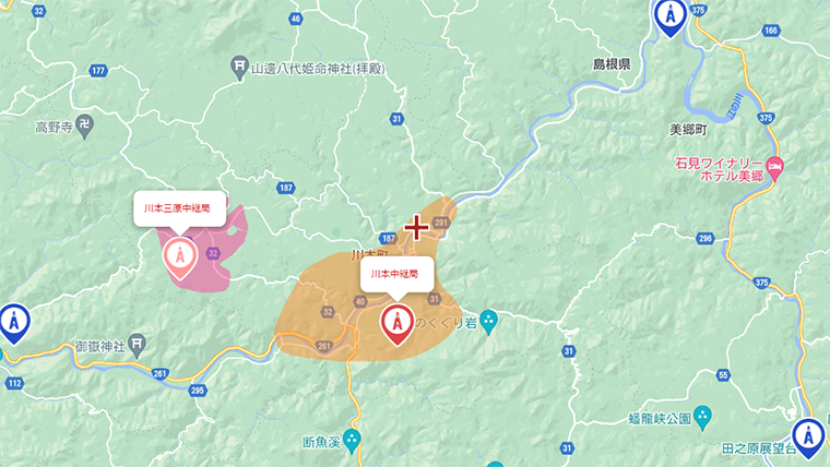 川本町の地デジの電波