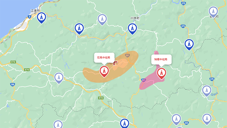 邑南町の地デジの電波