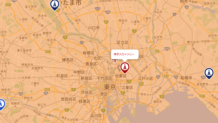 荒川区の地デジの電波