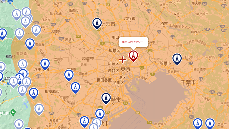 文京区の地デジの電波