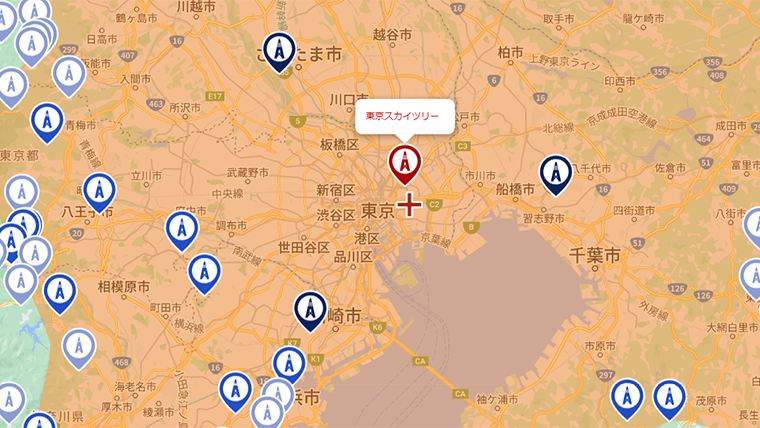 江東区の地デジの電波