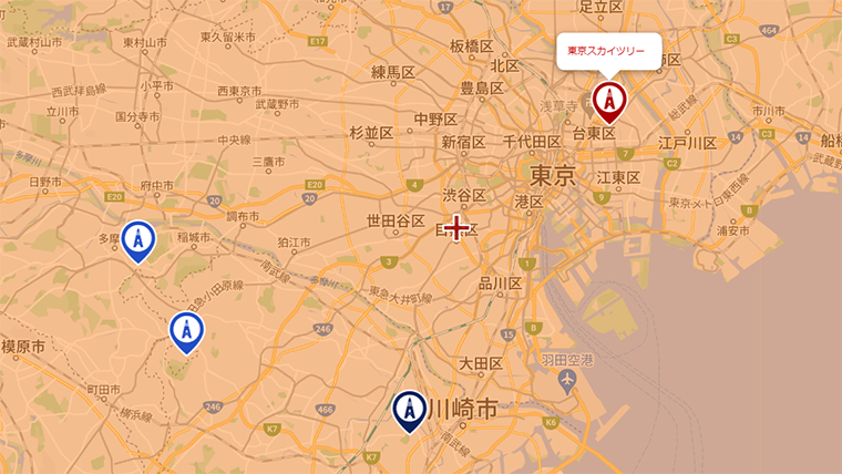 目黒区の地デジの電波