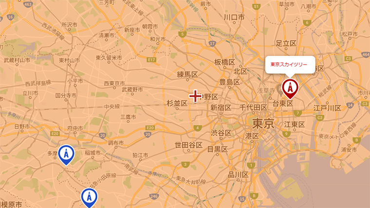 中野区の地デジの電波