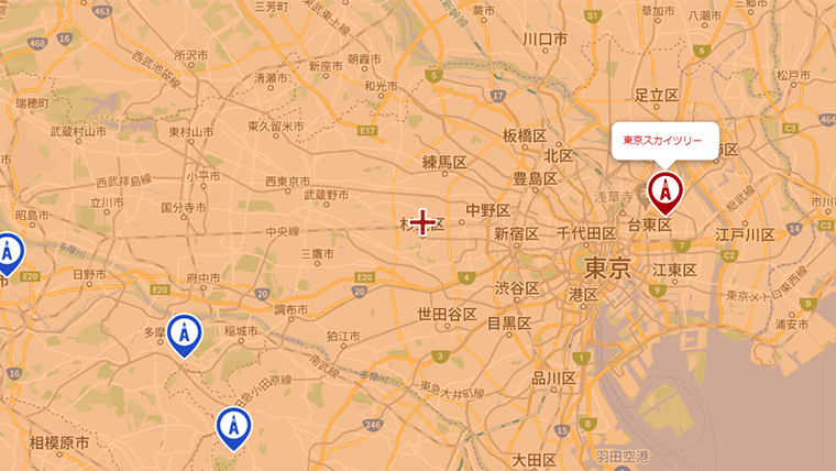 杉並区の地デジの電波