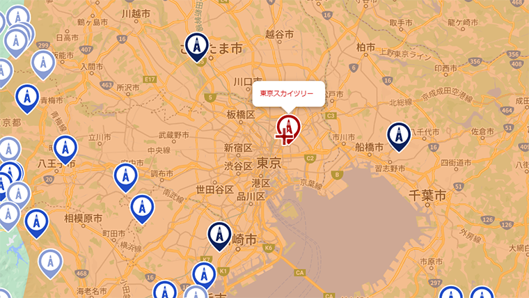 墨田区の地デジの電波